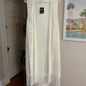 *NEVER WORN* Forever 21 size 2/3XL white crochet top